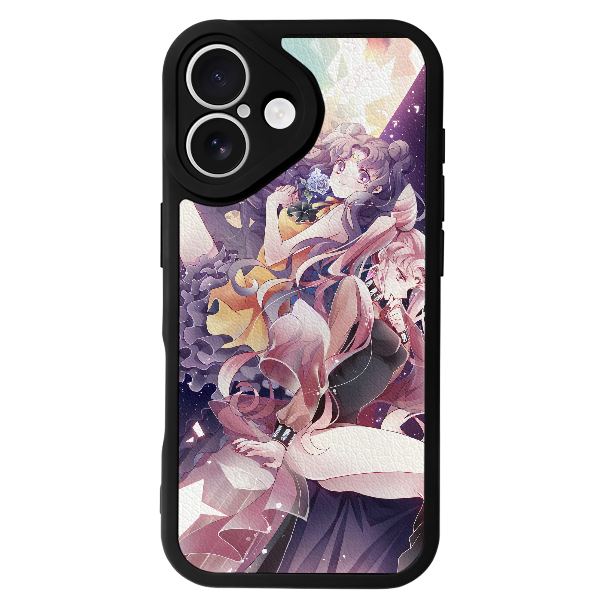 （画像用） 美少女戦士セーラームーン Sailor Moon 【iPhone 16シリーズ対応】シリコンスマホケース（レザー調） 材質：シリコン